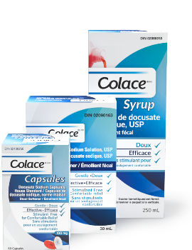 Colace&lt;sup&gt;MD&lt;/sup&gt; Émollient fécal